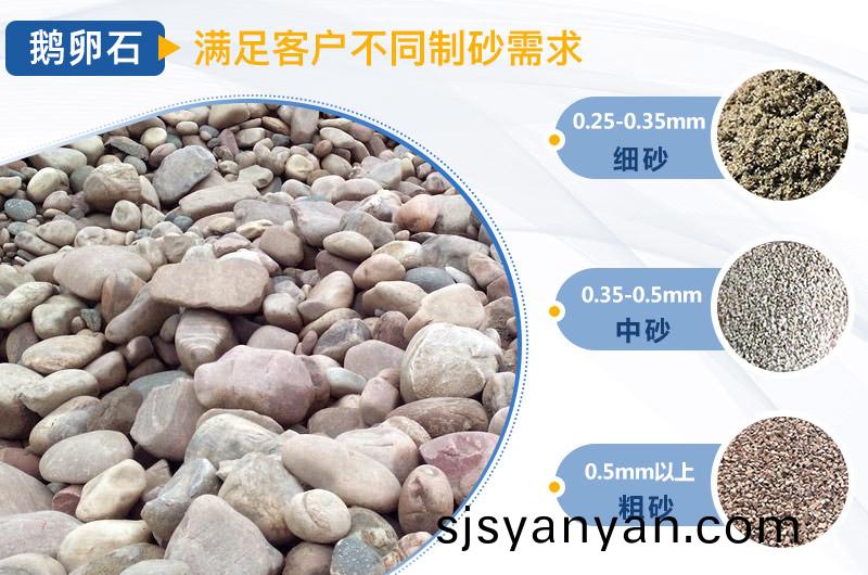 鵞卵(luan)石(shi)打砂機(ji)